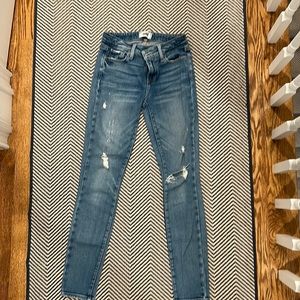 Paige Verdugo Ultra Skinny jeans, size 27, distressed style